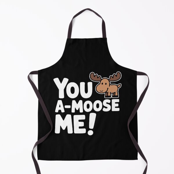 Item preview, You A-Moose Me! Funny Moose Pun designed and sold by PMCreative.