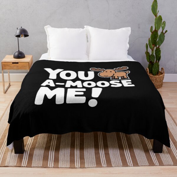 Item preview, You A-Moose Me! Funny Moose Pun designed and sold by PMCreative.