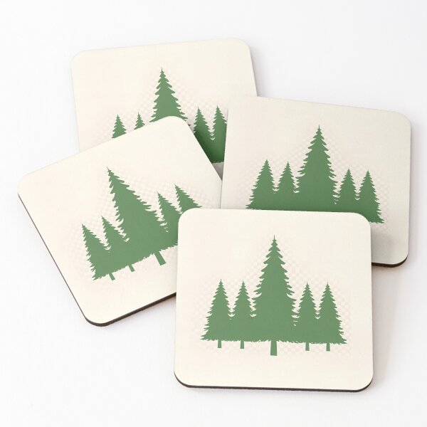 Artikelvorschau, Immergrüne Waldlinie | Minimalistisches Naturdesign | Geschenk im Freien entworfen und verkauft von The Print Hub.