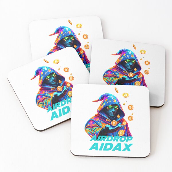 Item preview, Airdrop Aidax – Crypto Sorcerer with Floating Bitcoin | Blockchain Magic Design designed and sold by BitCrop.
