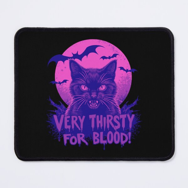 Item preview, Spooky Vampire Cat Under Full Moon designed and sold by e-camelleone.