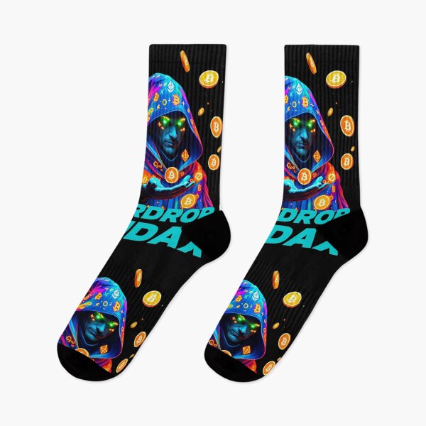 Item preview, Airdrop Aidax – Crypto Sorcerer with Floating Bitcoin | Blockchain Magic Design designed and sold by BitCrop.