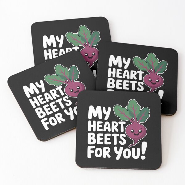 Item preview, My Heart Beets For You! Funny Beet Pun designed and sold by PMCreative.