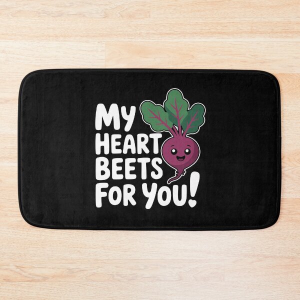 Item preview, My Heart Beets For You! Funny Beet Pun designed and sold by PMCreative.