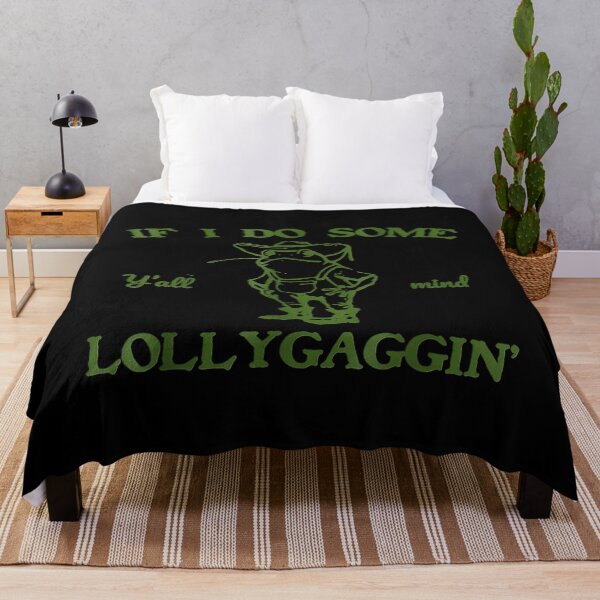 Item preview, Y'all Mind If I Do Some Lollygaggin Confident Frog designed and sold by cuffykasapaf.