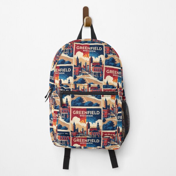 Item preview, Greenfield Wisconsin 1950s USA Vintage Travel Tourism designed and sold by TravelersGems.