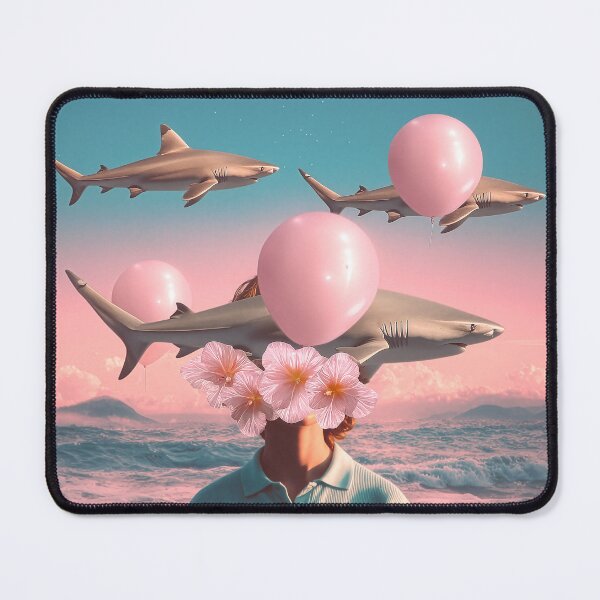 Item preview, Surreal Dreamscape with Sharks and Balloons designed and sold by Jirka Svetlik, Studio Illuvision.