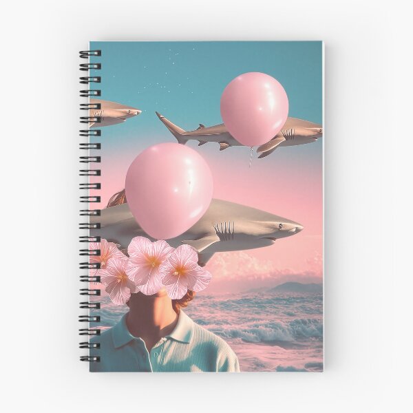 Item preview, Surreal Dreamscape with Sharks and Balloons designed and sold by Jirka Svetlik, Studio Illuvision.