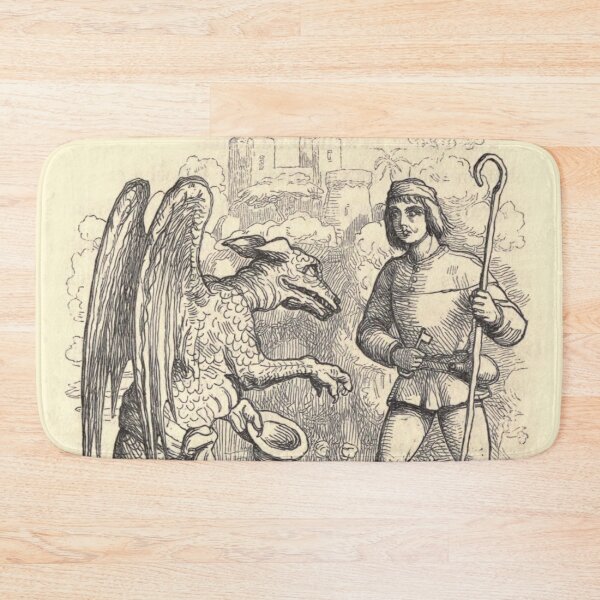 Item preview, The Bowing Dragon from FORTUNE'S FAVOURITE; OR, THE VERY WONDERFUL ADVENTURES OF PISTA, THE SWINEHERD designed and sold by Vintage Designs +.
