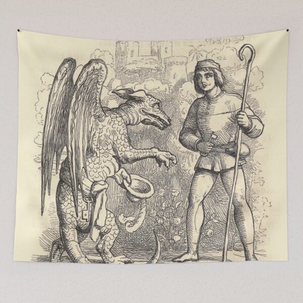 Item preview, The Bowing Dragon from FORTUNE'S FAVOURITE; OR, THE VERY WONDERFUL ADVENTURES OF PISTA, THE SWINEHERD designed and sold by Vintage Designs +.