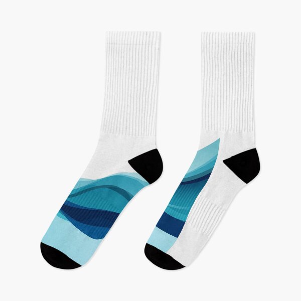 Item preview, Abstract Ocean Wave | Minimalist Sea Design | Surf Gift designed and sold by The Print Hub.