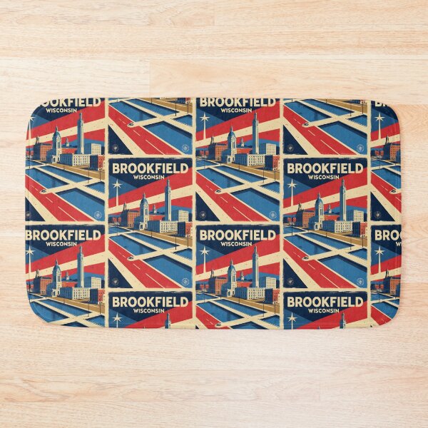 Item preview, Brookfield Wisconsin 1950s USA Vintage Travel Tourism designed and sold by TravelersGems.