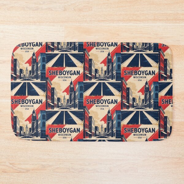 Item preview, Sheboygan Wisconsin 1950s USA Vintage Travel Tourism designed and sold by TravelersGems.