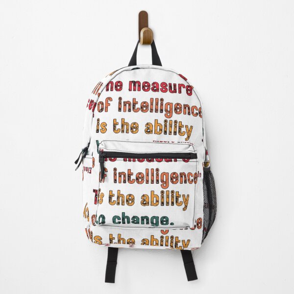 Item preview, The Measure of Intelligence – Einstein Quote Typography designed and sold by AlienTechs.