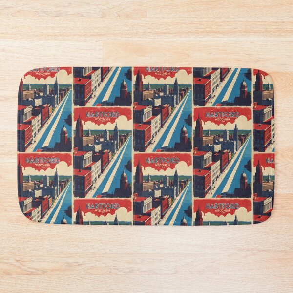 Item preview, Hartford Wisconsin 1950s USA Vintage Travel Tourism designed and sold by TravelersGems.
