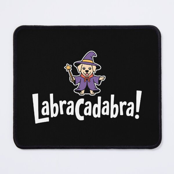 Item preview, LabraCadabra! Funny Labrador Wizard Pun designed and sold by PMCreative.