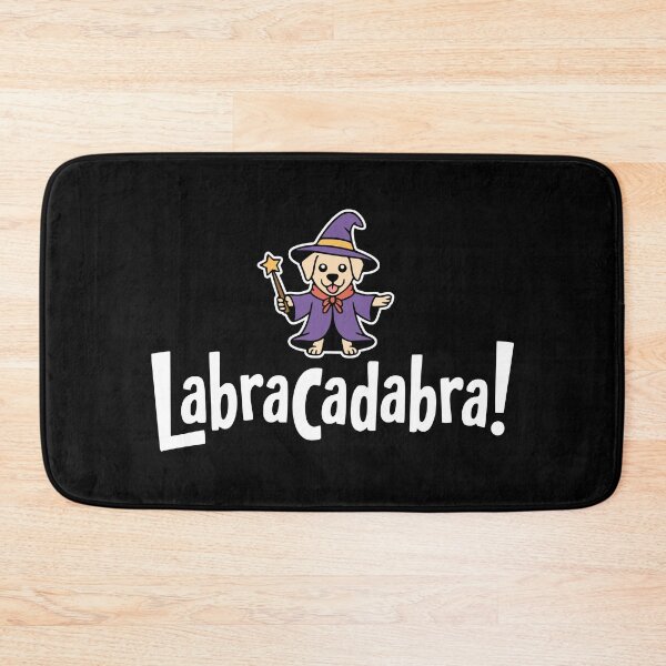 Item preview, LabraCadabra! Funny Labrador Wizard Pun designed and sold by PMCreative.