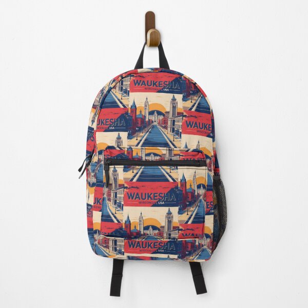 Item preview, Waukesha Wisconsin 1950s USA Vintage Travel Tourism designed and sold by TravelersGems.