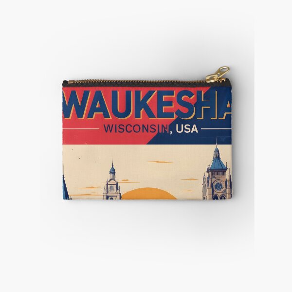 Item preview, Waukesha Wisconsin 1950s USA Vintage Travel Tourism designed and sold by TravelersGems.