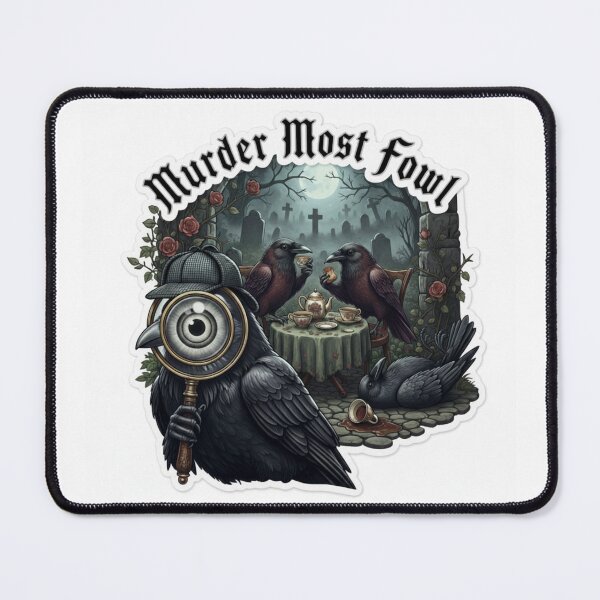 Item preview, Crow Murder Mystery Sherlock Crow designed and sold by LNCareyMystic.
