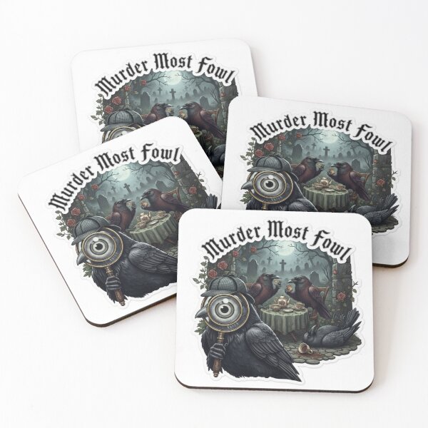 Item preview, Crow Murder Mystery Sherlock Crow designed and sold by LNCareyMystic.