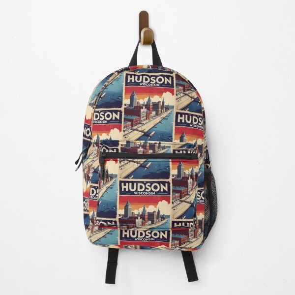 Item preview, Hudson Wisconsin 1950s USA Vintage Travel Tourism designed and sold by TravelersGems.