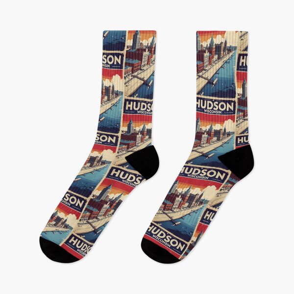 Item preview, Hudson Wisconsin 1950s USA Vintage Travel Tourism designed and sold by TravelersGems.