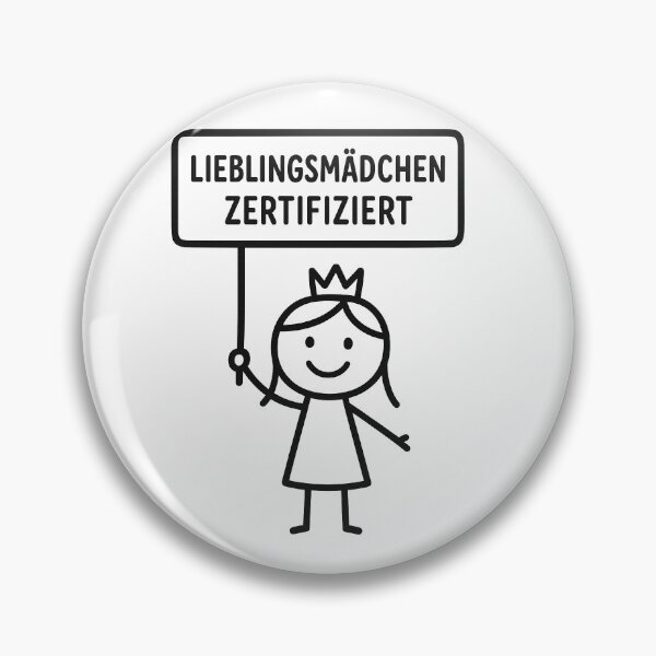 Item preview, Favorite Girl Certified – Funny Minimalist Stickfigure Design designed and sold by Lieblingsmädchen.