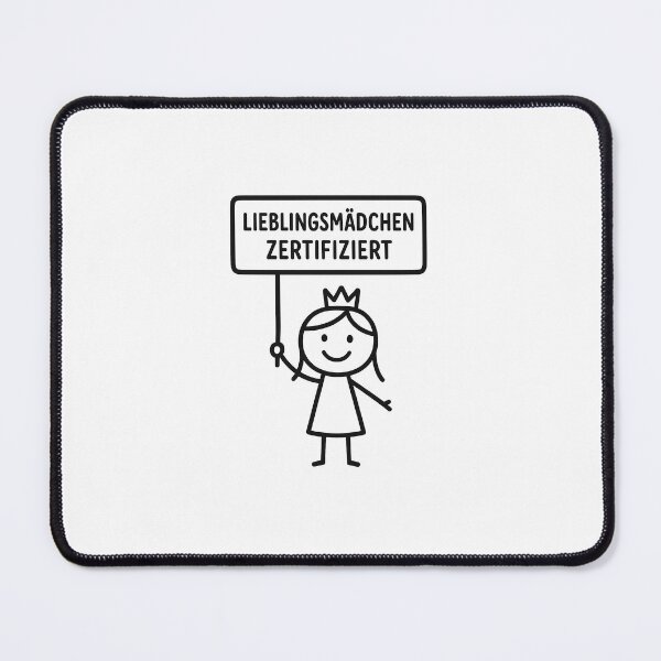 Item preview, Favorite Girl Certified – Funny Minimalist Stickfigure Design designed and sold by Lieblingsmädchen.