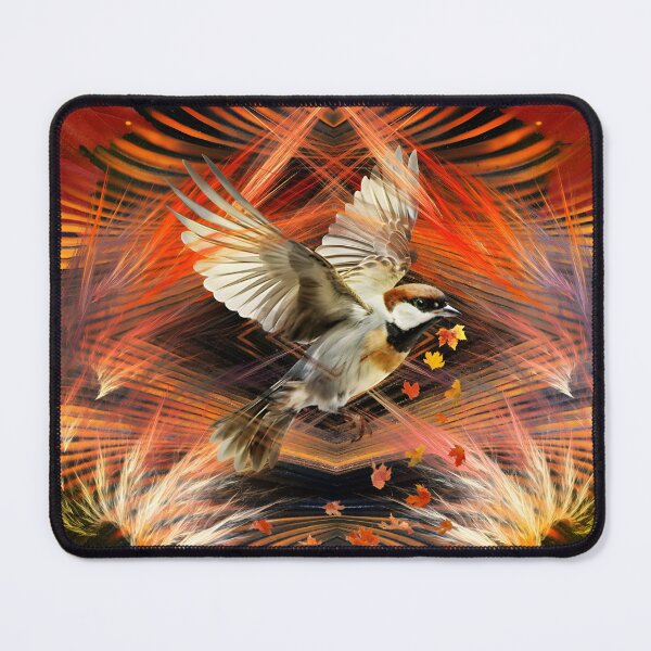 Item preview, Abstract autumn bird designed and sold by clarazen.