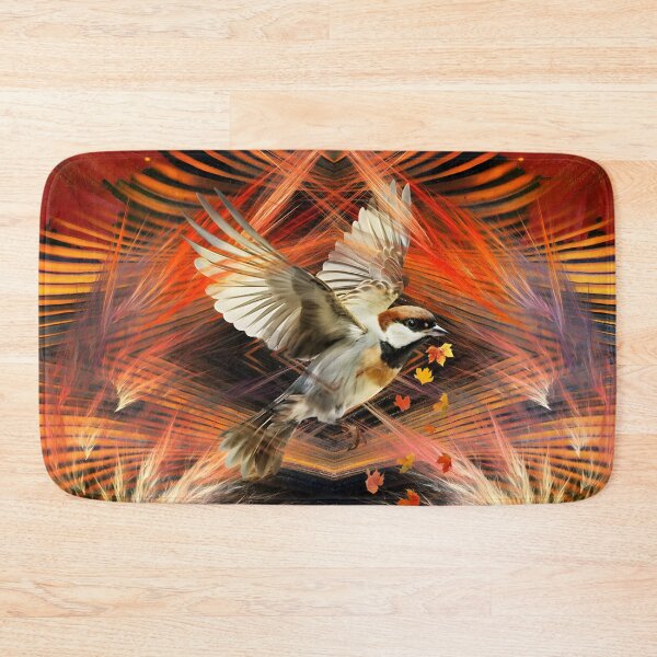 Item preview, Abstract autumn bird designed and sold by clarazen.