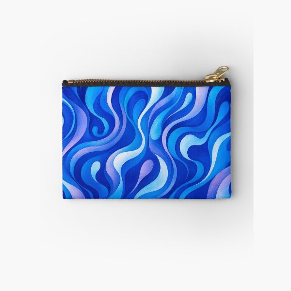Item preview, Flowing shapes in blue designed and sold by Sigtrix.