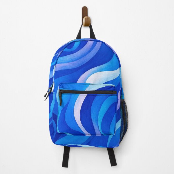 Item preview, Flowing shapes in blue designed and sold by Sigtrix.