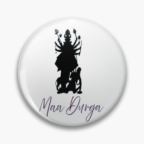 Item preview, Maa Durga Divine Silhouette – Spiritual Art Design designed and sold by Om-Namo Store .