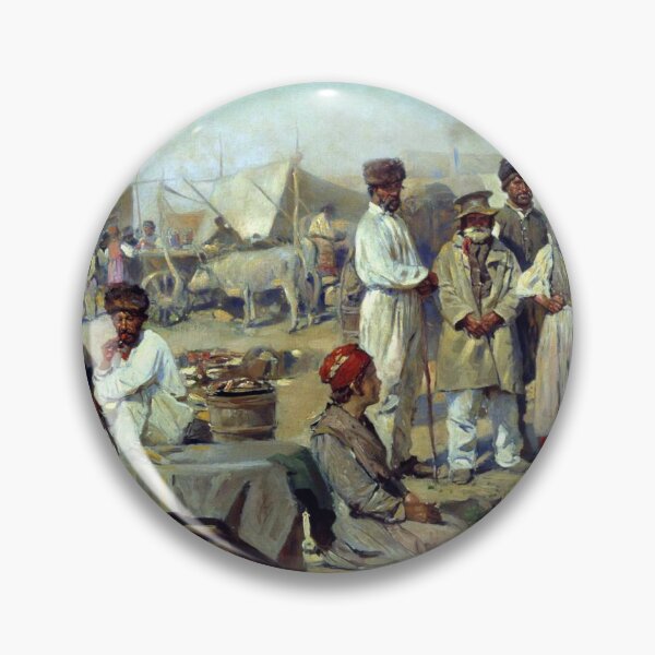 Item preview, Market in Poltava - Vladimir Egorovich Makovsky designed and sold by Vintage Designs +.