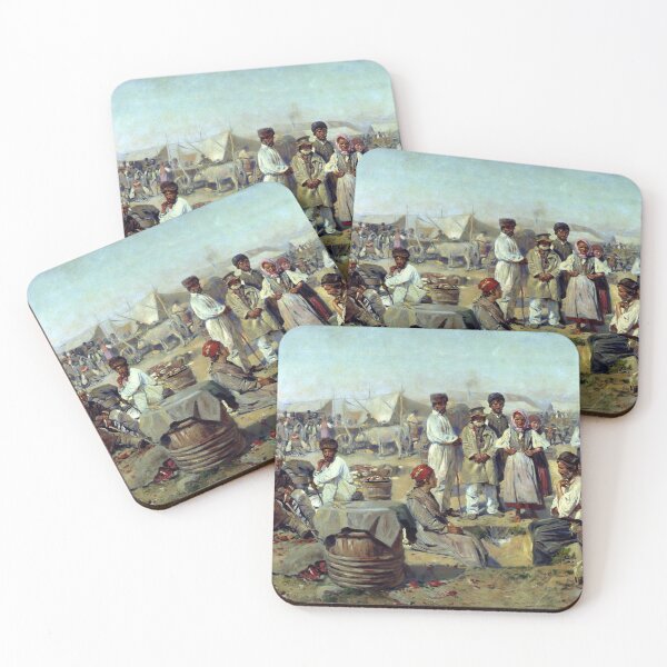 Item preview, Market in Poltava - Vladimir Egorovich Makovsky designed and sold by Vintage Designs +.