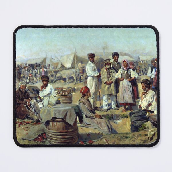 Item preview, Market in Poltava - Vladimir Egorovich Makovsky designed and sold by Vintage Designs +.