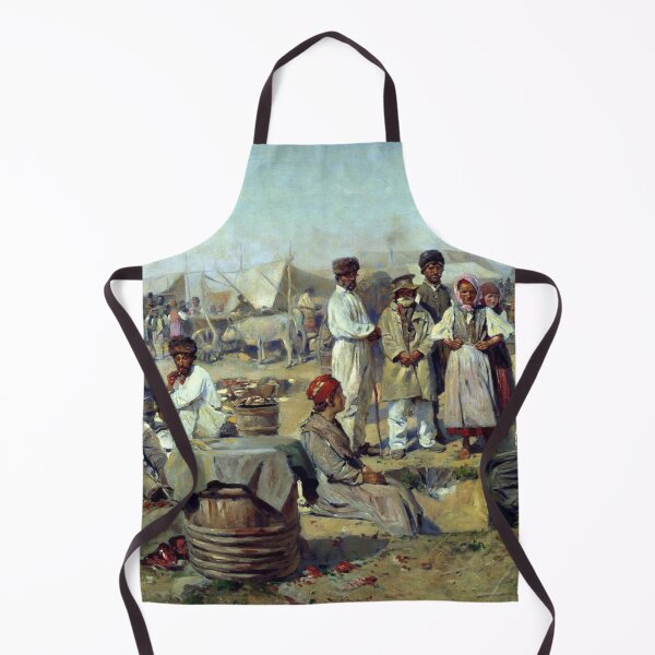 Item preview, Market in Poltava - Vladimir Egorovich Makovsky designed and sold by Vintage Designs +.