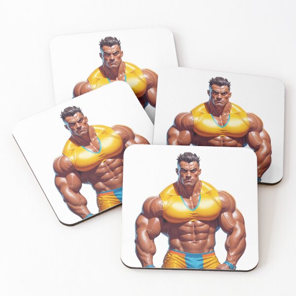 Item preview, Ultra Muscle Hero – Power Meets Style in Anime-Inspired Form designed and sold by ForeverPrintsOK.