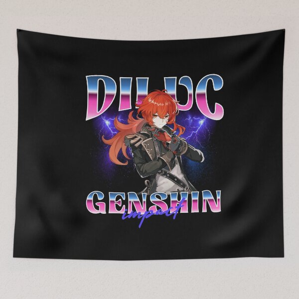 Item preview, Diluc Genshin Impact designed and sold by My-Art-World.
