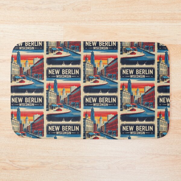 Item preview, New Berlin Wisconsin 1950s USA Vintage Travel Tourism designed and sold by TravelersGems.
