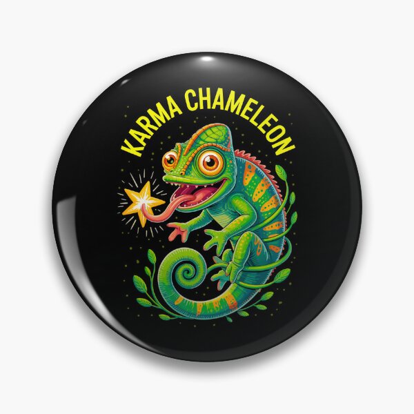 Item preview, Karma Chameleon 80s Music T-Shirt – Retro Neon Cartoon Pop Culture Art designed and sold by paulo silveira.
