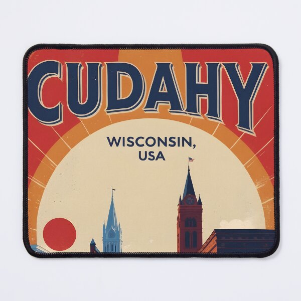 Item preview, Cudahy Wisconsin 1950s USA Vintage Travel Tourism designed and sold by TravelersGems.