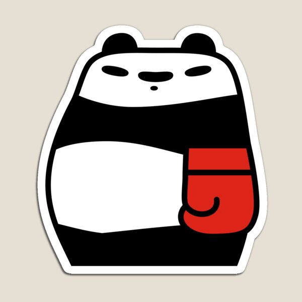 Punching Pandas Magnet