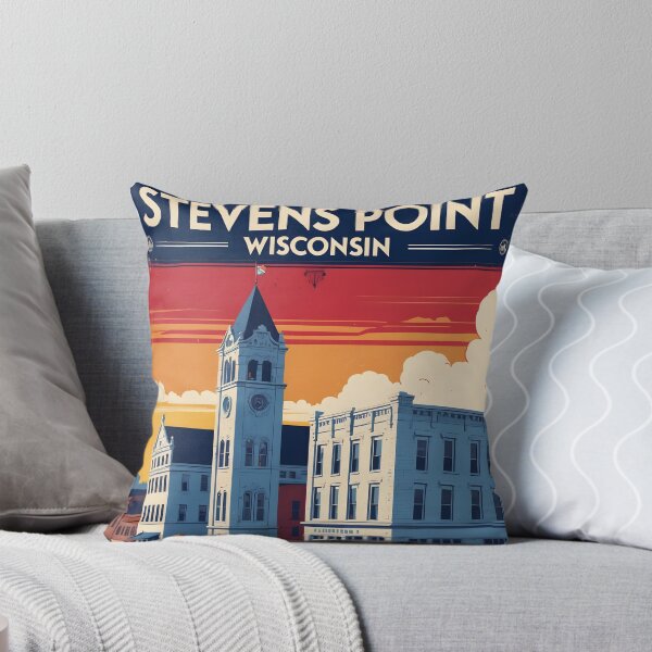 Item preview, Stevens Point Wisconsin 1950s USA Vintage Travel Tourism designed and sold by TravelersGems.