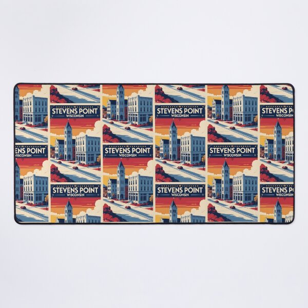 Item preview, Stevens Point Wisconsin 1950s USA Vintage Travel Tourism designed and sold by TravelersGems.