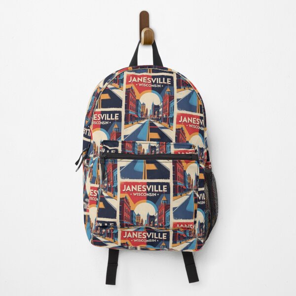 Item preview, Janesville Wisconsin 1950s USA Vintage Travel Tourism designed and sold by TravelersGems.