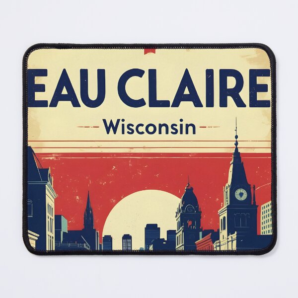 Item preview, Eau Claire Point Wisconsin 1950s USA Vintage Travel Tourism designed and sold by TravelersGems.