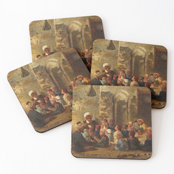 Item preview, Schoolroom in Cairo -  Konstantin Egorovich Makovsky (Russian, 1839-1915) designed and sold by Vintage Designs +.