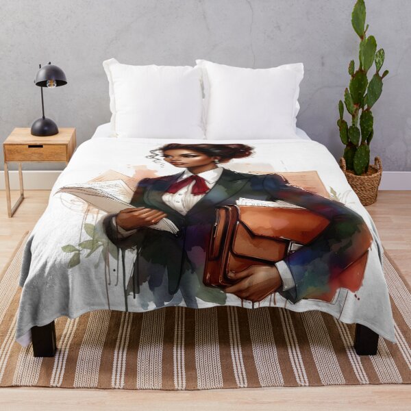 Item preview, Professional Black Businesswoman Illustration designed and sold by Lulunza.